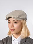 Кепка AIS COLLEZIONI арт. 5 COTTON (кремовый)